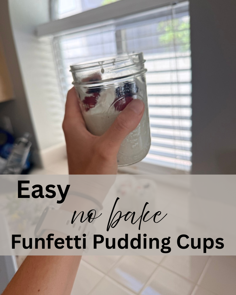 Funfetti Pudding Cups: The No-Bake Dessert You Actually Have Time For