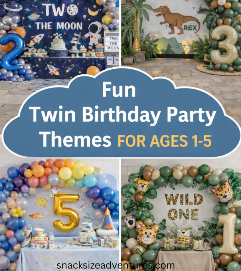 Twin Birthday Themes for Ages 1–5 (Gender Neutral)