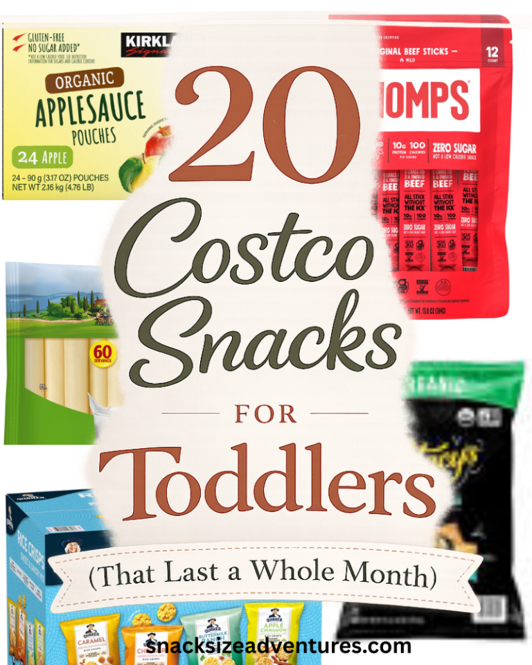20 costco snacks for toddlers