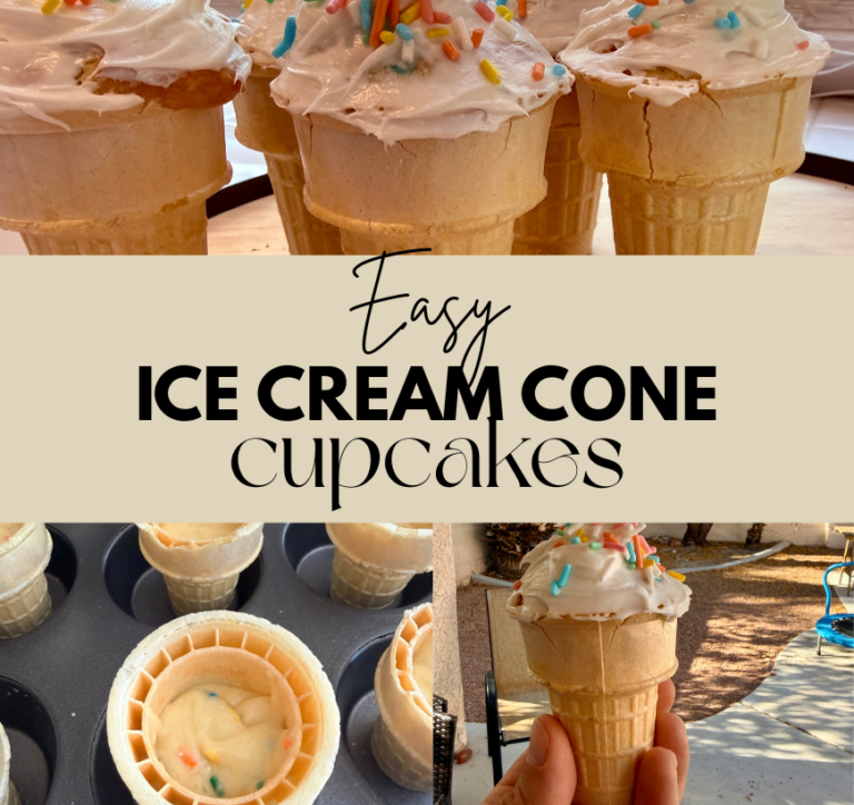 easy ice cream cone cupcakes